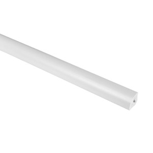 Ćwierćwałek wypukły Biały 14x14x2500