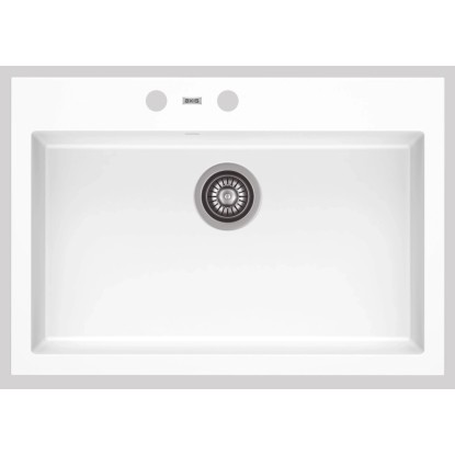 Zlewozmywak A-Point 6 1-kom. pure white 73x50 cm