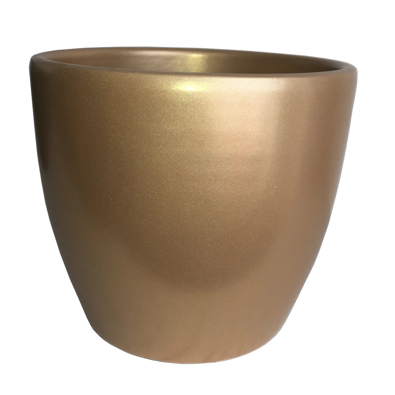 Osłonka ceramiczna Irys złota - śr. 22 cm