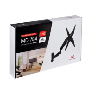 Maclean Uchwyt do TV lub monitora MC-784, 2 ramiona - 32"-55"