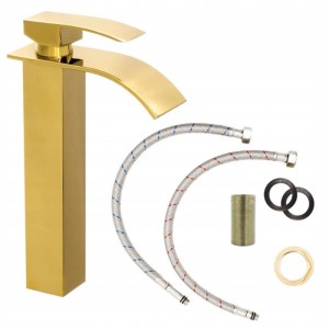 Granitan Bateria umywalkowa wysoka Elva gold