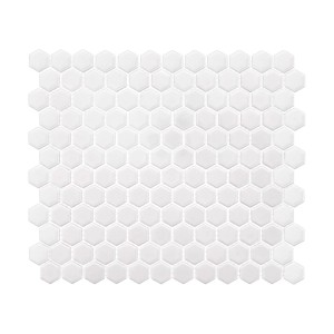 Mozaika Hexagon white mini 26 x 30 cm