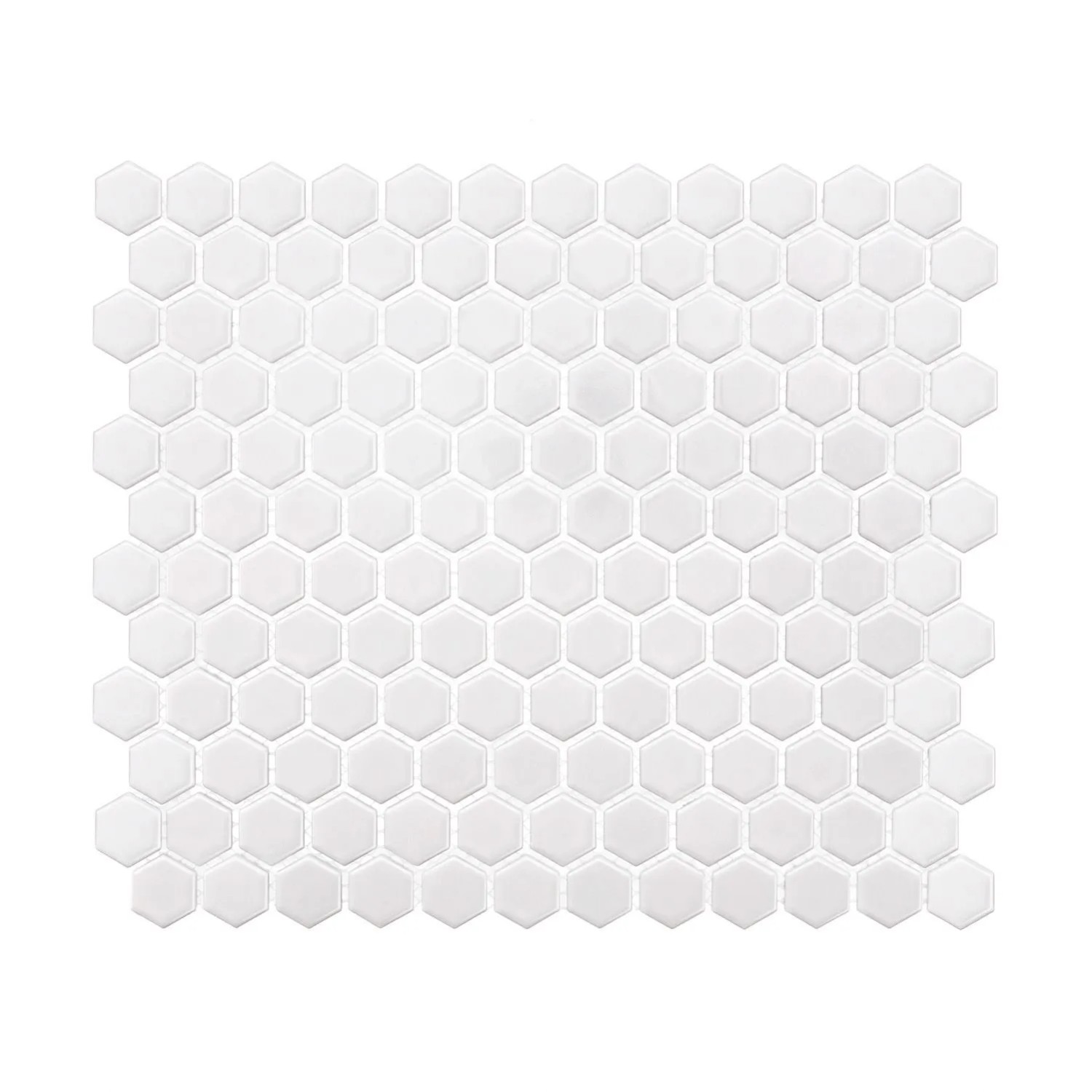 Mozaika Hexagon white mini 26 x 30 cm