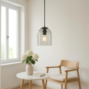 Light Prestige Lampa wisząca ELARIS 1xE27 max. 15W transparentna