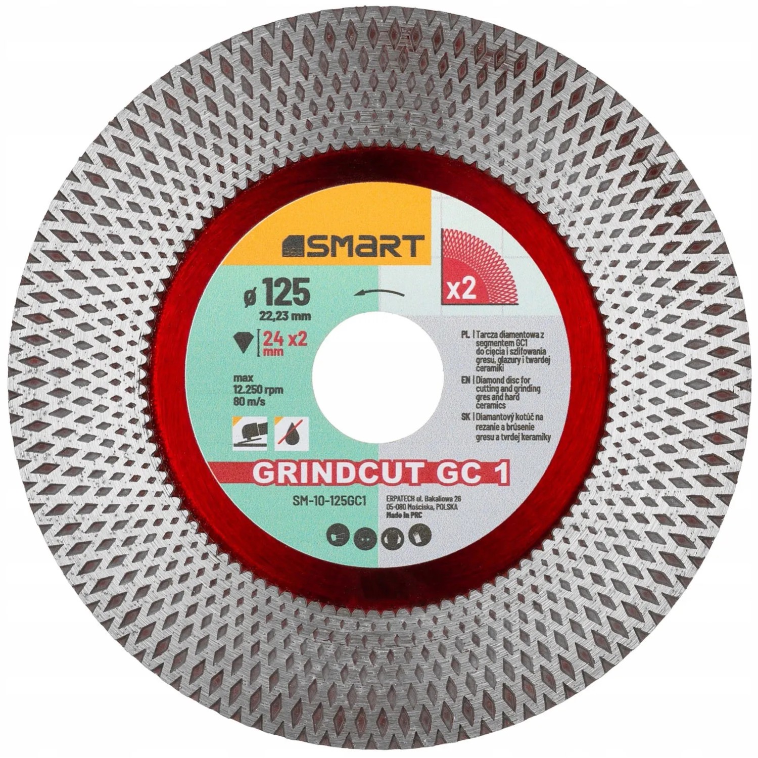 SMART365 Tarcza diamentowa GRINDCUT GC 1 125 mm