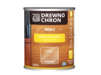 Drewnochron Lakier do mebli bezbarwny półmat 0,75L