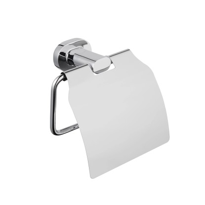 Bisk Uchwyt WC z przykrywką Go chrom