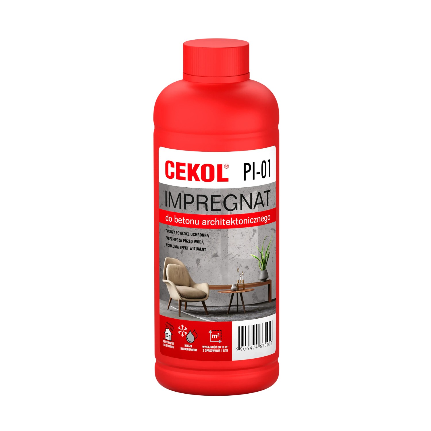 Impregnat do betonu Cekol 1l