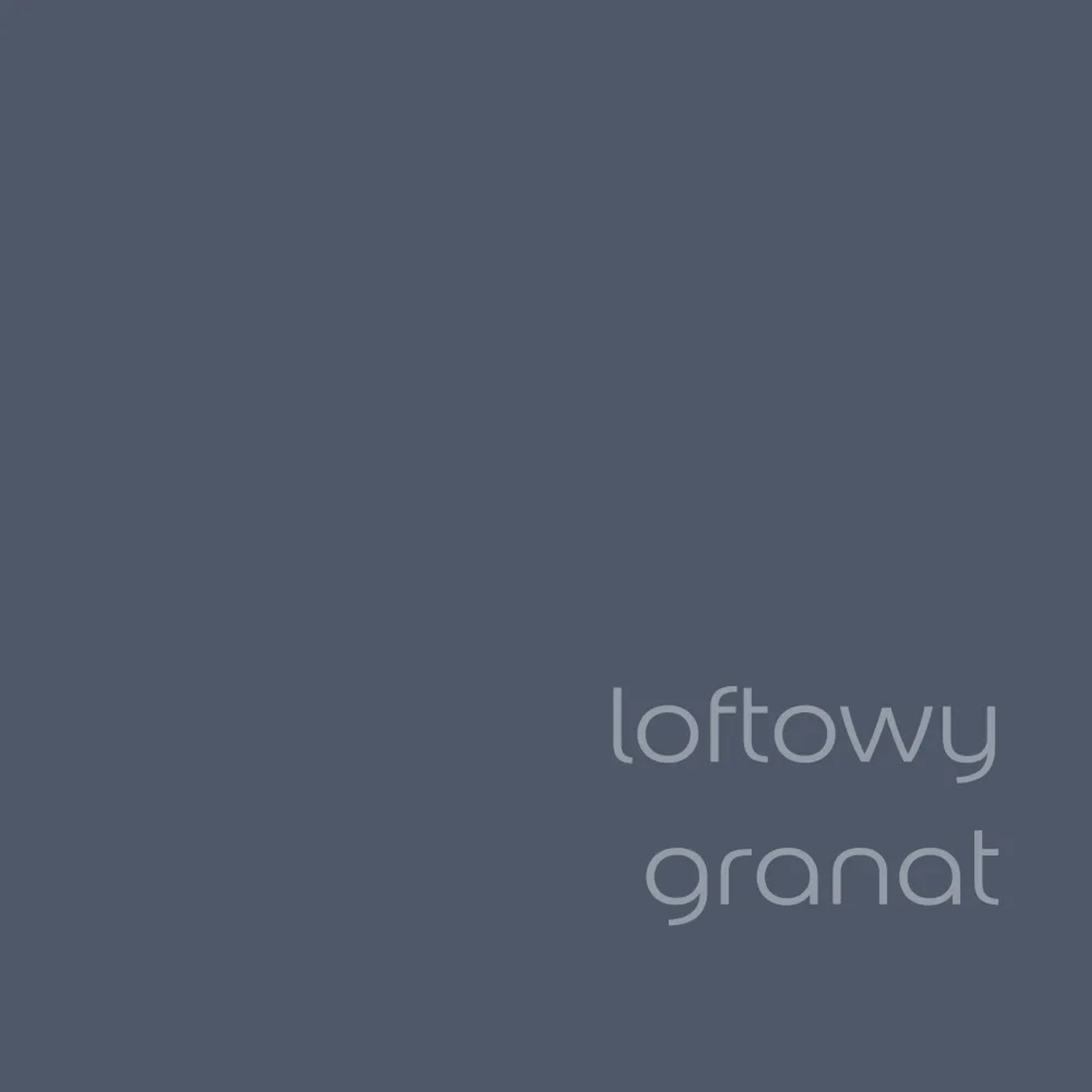 Próbka koloru farby do ścian t.b.t. w odcieniu loftowy granat (loftowy granatowy)