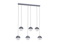 Candellux Lampa wisząca FURNI 30W 4000K 1900lm szara