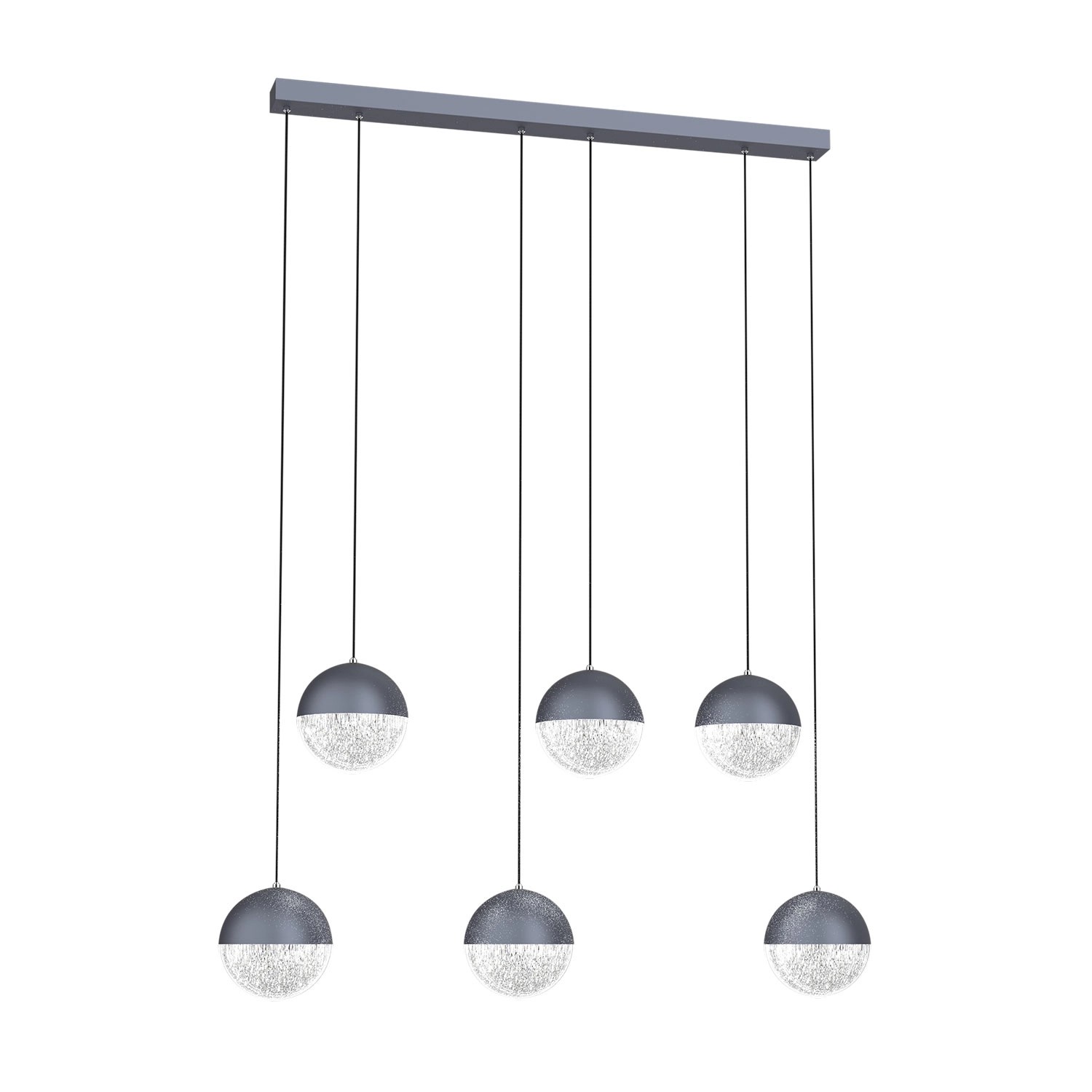 Candellux Lampa wisząca FURNI 30W 4000K 1900lm szara