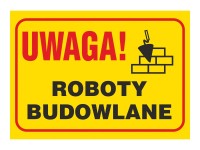 Znak roboty budowlane