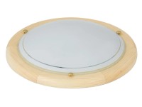 Rabalux Plafon UFO 1xE27 60W śr. 30 cm jasne drewno
