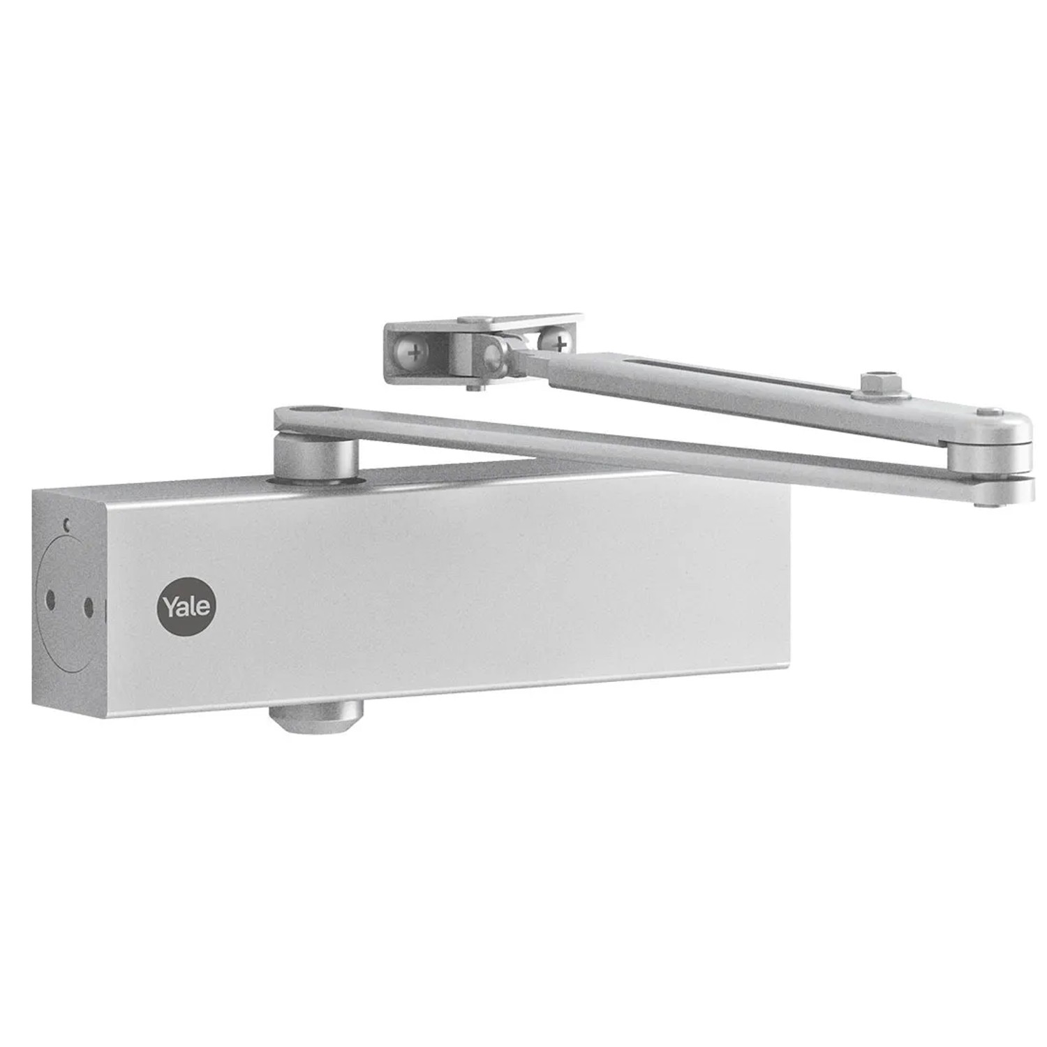 Yale Zamykacz 5500 srebrny do drzwi 100 kg z Back-Check
