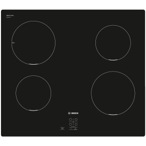 Czarna płyta indukcyjna z czterema polami grzejnymi t.b.t.