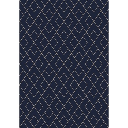 Direct H&G Dywan SOFIA geometria 160 x 230 cm ciemnoniebieski