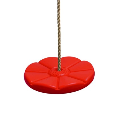 Siedzisko huśtawki koniczyna czerwone - 28 x 4 cm