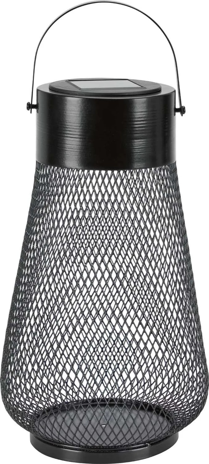 Latarenka solarna LED FIESOLE IP44 śr. 15 cm czarna
