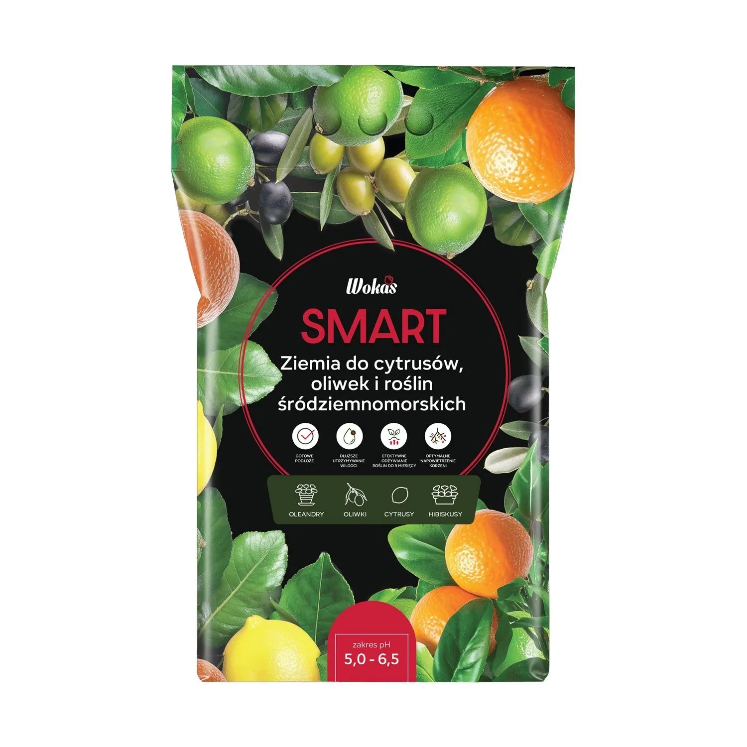 Wokas Podłoże do cytrusów SMART 5L