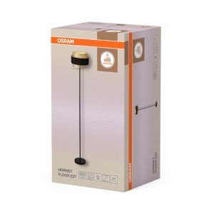 OSRAM Lampa podłogowa DECOR HORNET FLOOR 1xE27 10W czarno-złota