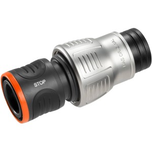 Gardena Premium Water Stop 3/4'': Złącze do węża ogrodowego z metalu i tworzywa sztucznego.