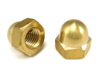 LUX-TOOLS Nakrętka kołpakowa mosiądz M6 8szt.
