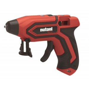 Czerwony pistolet do kleju t.b.t. firmy Nutool.