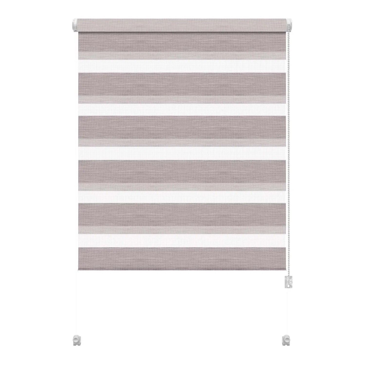 Mini roleta ZEBRA SILVALIN Dzień/Noc mocca 78 x 215 cm