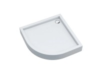 Schedpol Brodzik półokrągły Mittel 90 biały 90x90x16 Schedpol Brodzik półokrągły Mittel 90 biały 90x90x16