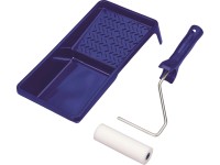 LUX-TOOLS Zestaw wałek piankowy 10 cm + uchwyt + kuweta