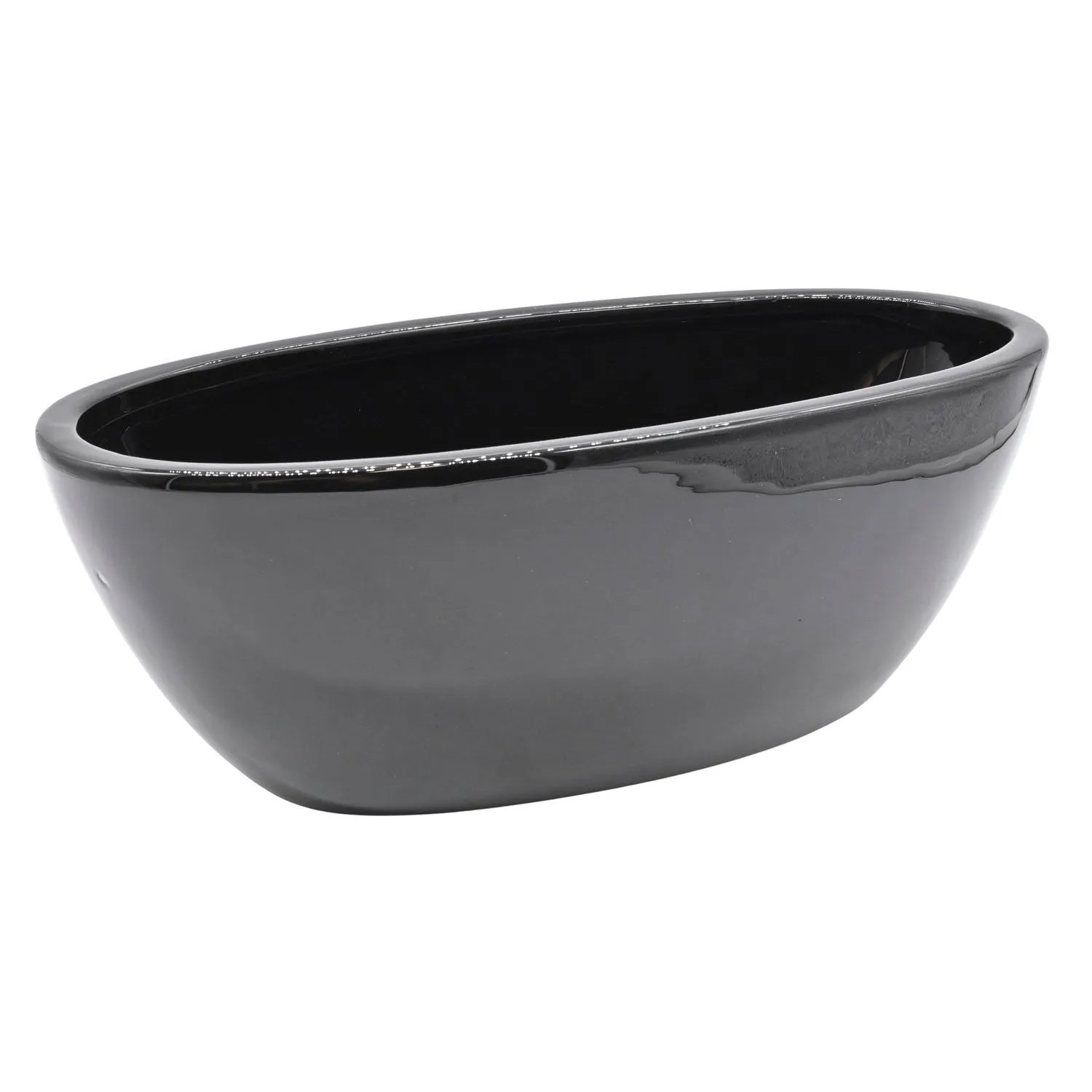 Osłonka ceramika Milano black - 29x13,8x11 cm