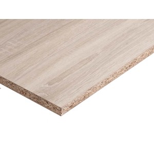 Płyta kompozytowa z drewna o jasnym wyglądzie drewna, odpowiednia do mebli i konstrukcji.