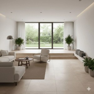 Gres szkliwiony Bari crema 60 x 60 cm