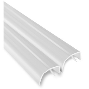 Biała uszczelka prysznicowa do kabiny, t.b.t.