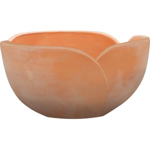 Donica terakotowa w kształcie tulipana, Ø 44 cm. Idealna do ogrodu i na balkon.