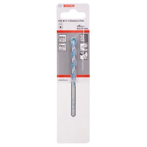 Wiertło uniwersalne Bosch CYL-9 Multi Construction, 6 mm, w blistrze