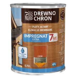 Drewnochron Impregnat Extra powłokotwórczy cedr - 0,75L
