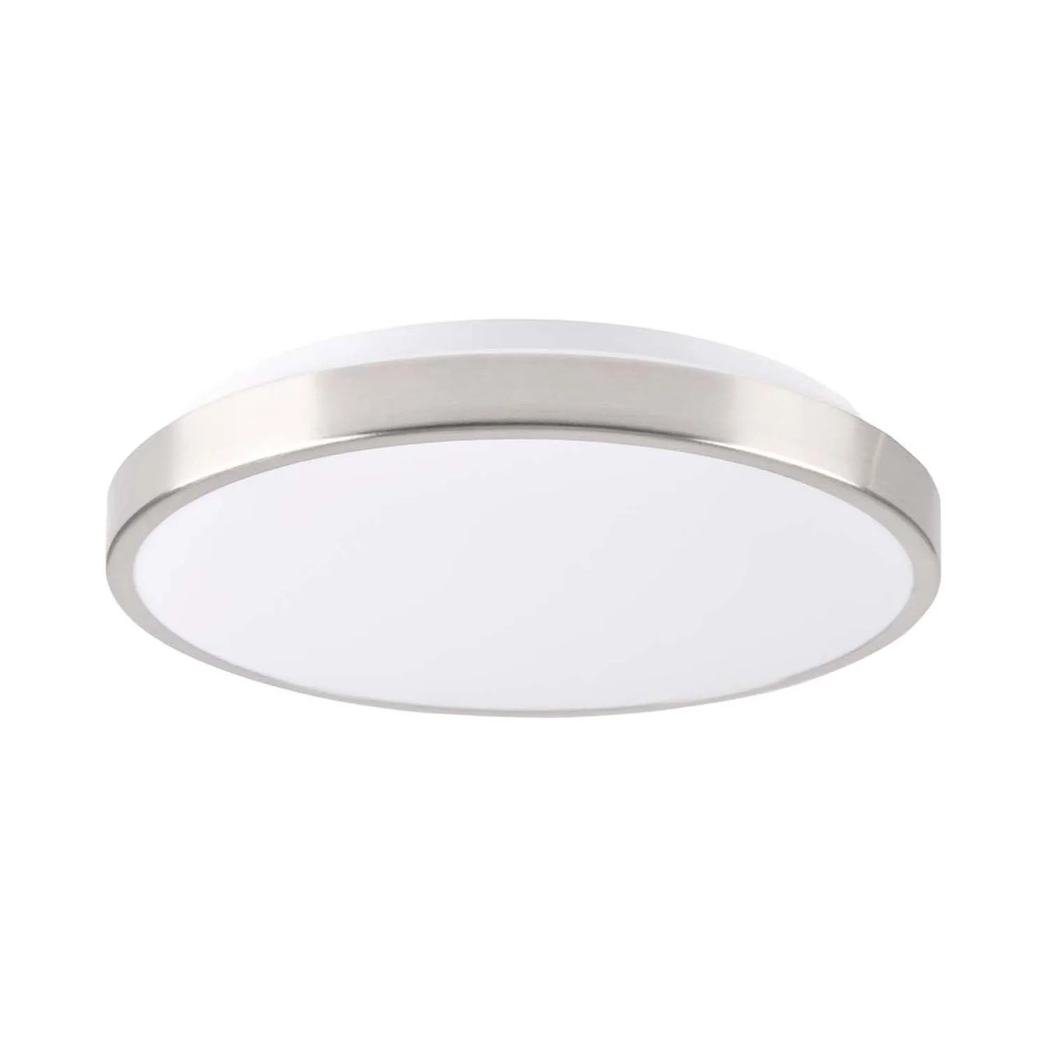 Goldlux Plafon LED KERN 15W 4000K 1600lm śr. 29 cm nikiel