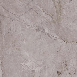 Płytka podłogowa t.b.t. w kolorze szarym z efektem marmuru.