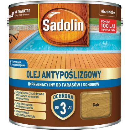 Sadolin Olej Antypoźlizgowy dąb 2,5l