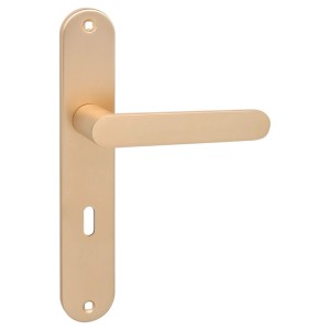 Kuchinox Klamka Malaga szyld na klucz złoto szczotkowane