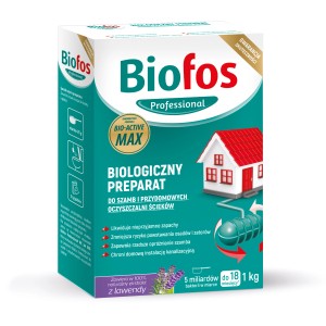 Biofos Professional: Biologiczny środek do czyszczenia szamb i systemów kanalizacyjnych. Eliminuje zapachy, redukuje osady.