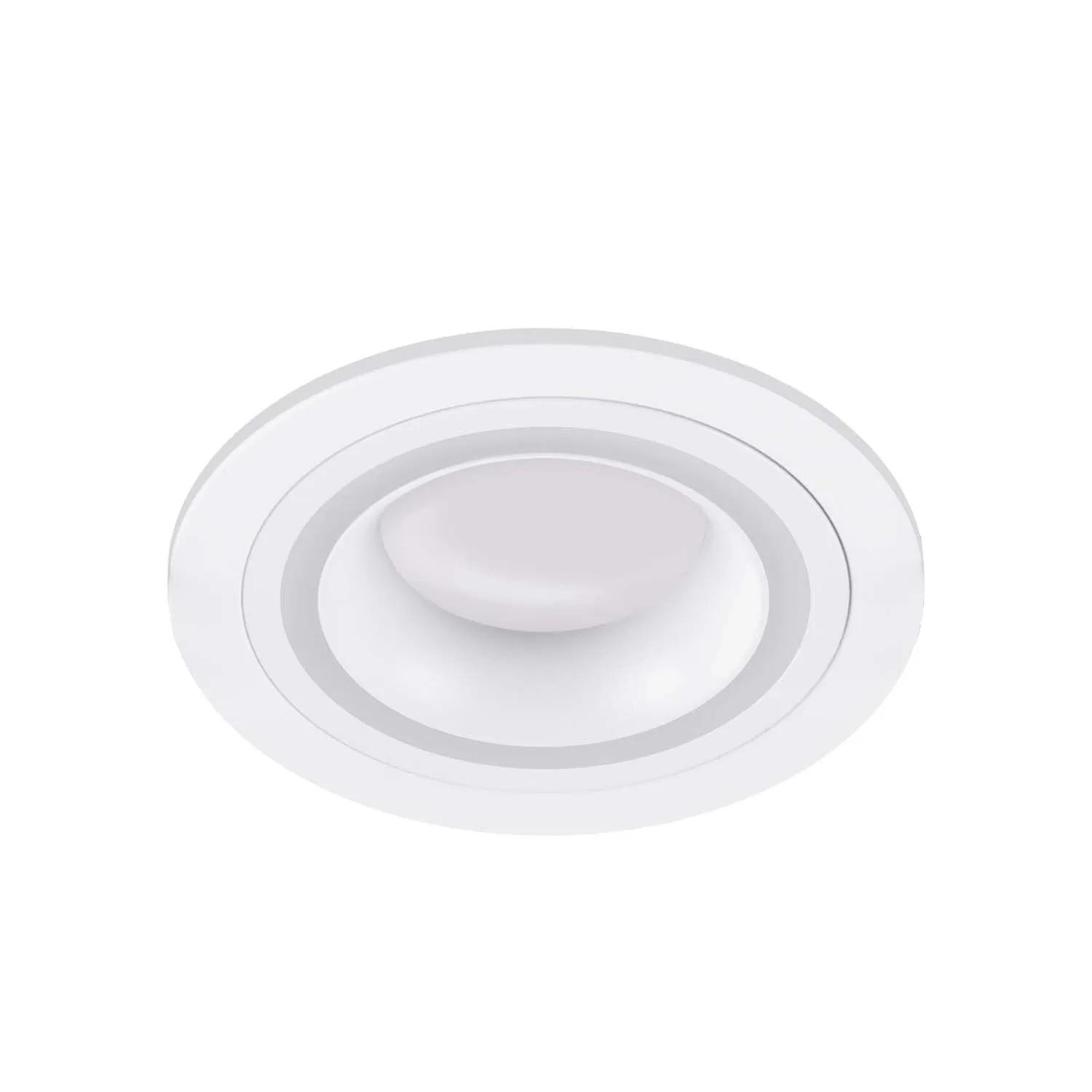 Struhm Lampa podtynkowa INDI C SMALL 1xGU10/MR16 35W śr. 9,3cm biała