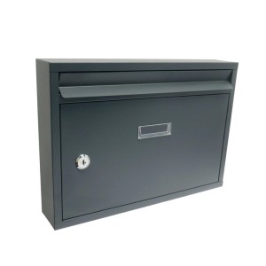 Domino Skrzynka na listy Wall antracyt 34x24x6 cm