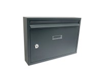 Domino Skrzynka na listy Wall antracyt 34x24x6 cm
