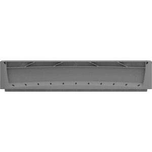 Szary Eurobox-System Box pełna ściana, 60x40x12 cm, do przechowywania.