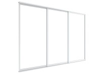 Drzwi przesuwne LUXE białe - 2,7 x 2,18 m