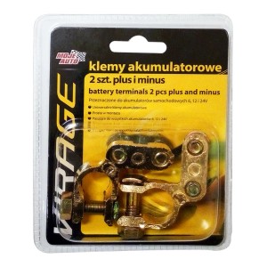 Klema akumulatora t.b.t. do elektryki samochodowej.