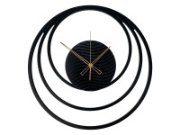 STYLER Zegar 3D CLOCK NOAH CL007 śr. 57 cm czarny