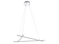 Candellux Lampa wisząca ANDROS 30W 4000K 2600lm srebrna